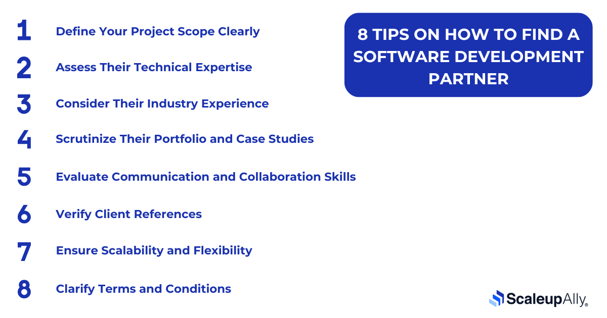 Tips on How to Find a Software Development Partner