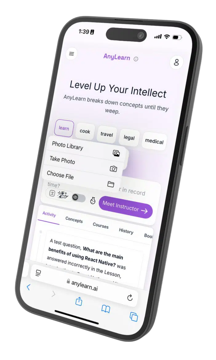 Upload Anylearn mobile