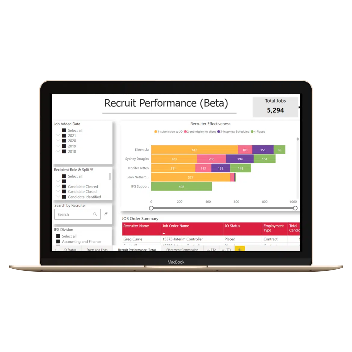 Upload 1.0 Recruit performance-front