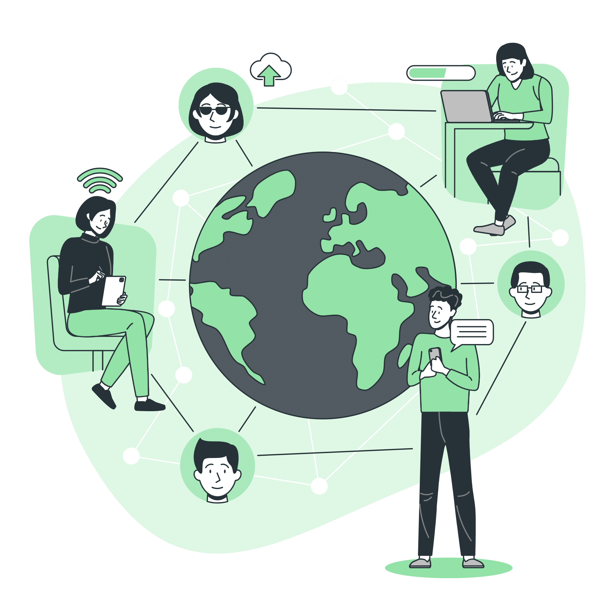 Connected world-bro